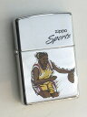 女子バスケ バスケットボール 劇画調デザイン スポーツシリーズ ポリッシュZippo 1998年8月製 未使用 (C-39)