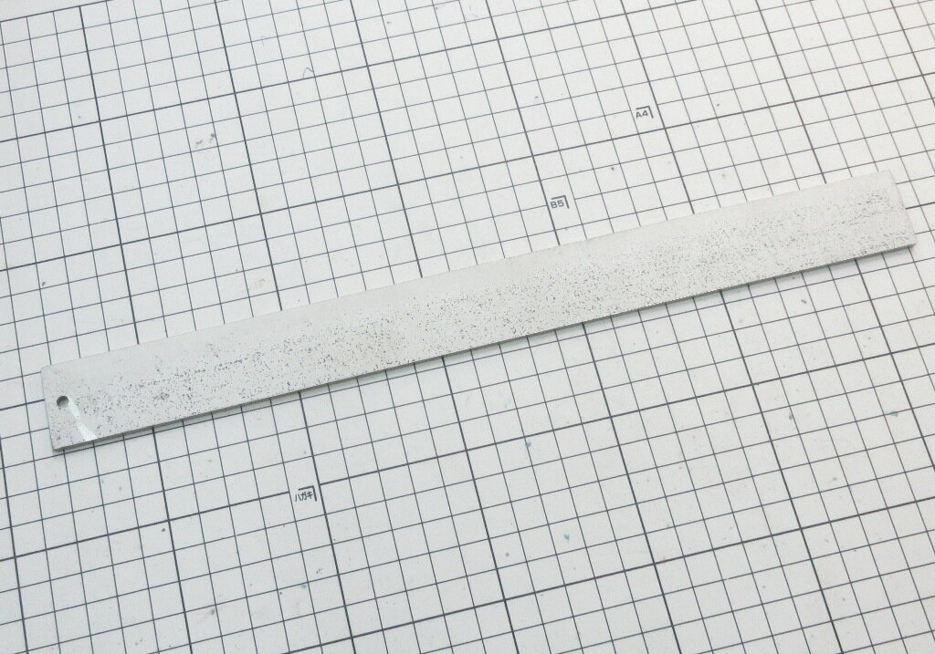 ZDP-189 3層鋼 3.2X25X300mm (VG10でラミネート) ステンレス鋼板 熱処理済 ZDP189 (ZK-15)