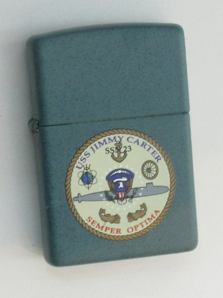 原子力潜水艦 ジミー カーター アクリルペイントZippo 200？年製 未使用 (MZ-284) アメリカ海軍 USS JI..