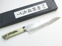 佐治武士 牛刀 180 サビあり 鍛造包丁 青紙スーパーダマスカス鋼 (K-920) Takeshi Saji