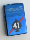 VFA-41 ブラックエイセス イラク戦参加記念 ブルーコーティングZippo 2003年11月製 未使用 (MZ-354)