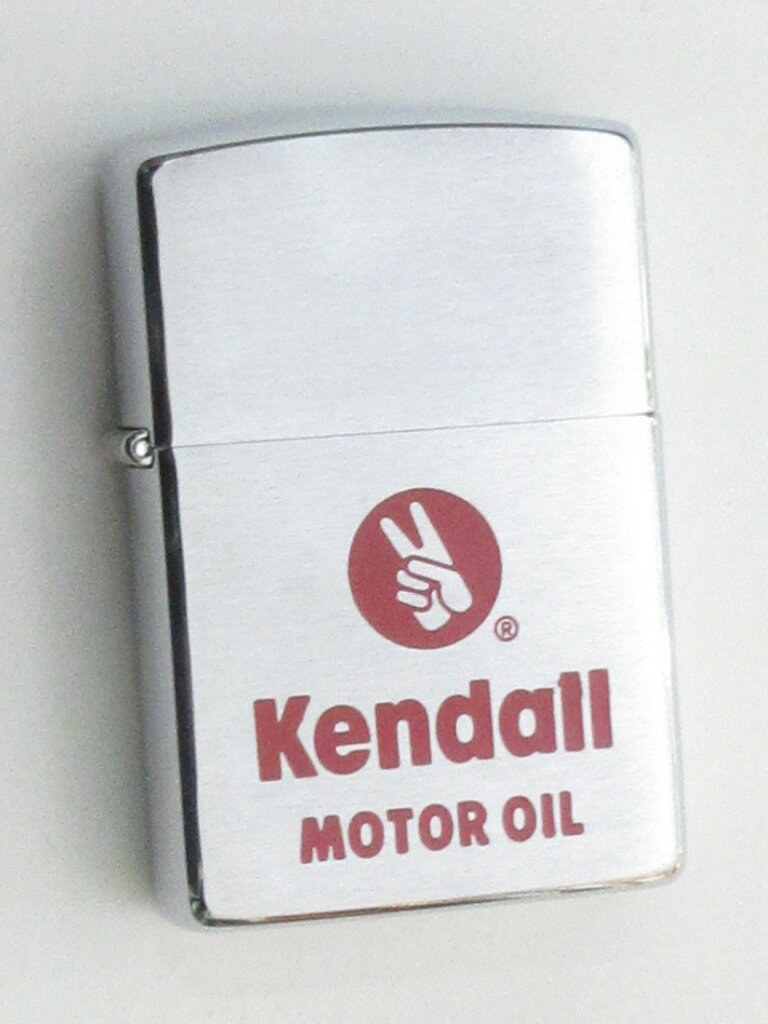 Kendall MOTOR OIL ケンドール ブラッシュZippo 1992年9月製 未使用 (B-629)