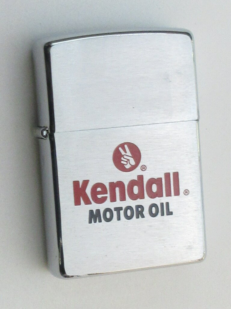 Kendall MOTOR OIL ケンドール ブラッシュZippo 2001年5月製 未使用 (B-630)