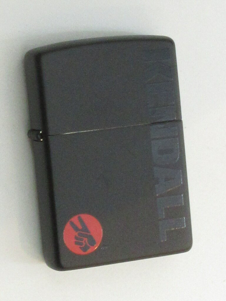 Kendall MOTOR OIL ケンドール ブラックマットZippo 1998年5月製 未使用 (B-640) ケンドール