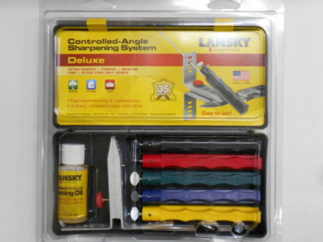 ランスキー シャープナー デラックスセット USA製 万能研ぎ器 LANSKY 砥ぎ器 砥石 オイルストーン通販格安セール情報 楽天 通販