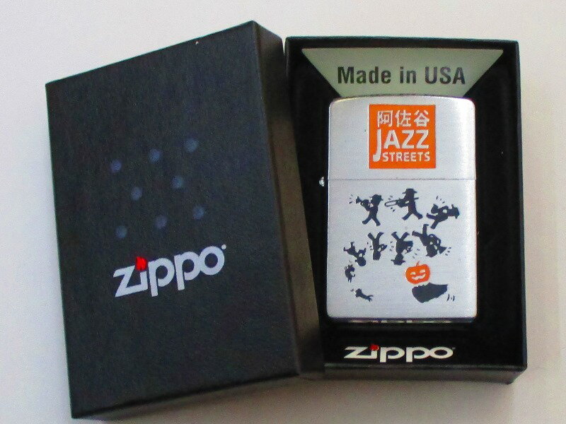 阿佐谷ジャズストリート2011 公式記念デザイン ハロウィンパレード ブラッシュZippo 2011年製 新品 ASAGAYA JAZZ STREES 阿佐ヶ谷