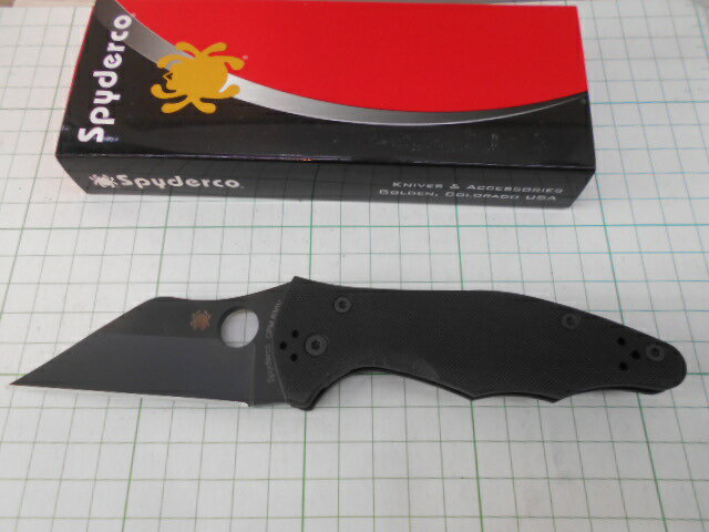 スパイダルコナイフ 用心棒 2 ブラック CPM S30V製 D-70 USA SPYDERCO