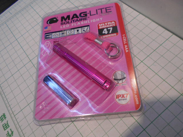 マグライト LED ソリテール MAGLITE SOLITAIRE ソリティア ピンク 47ルーメンス