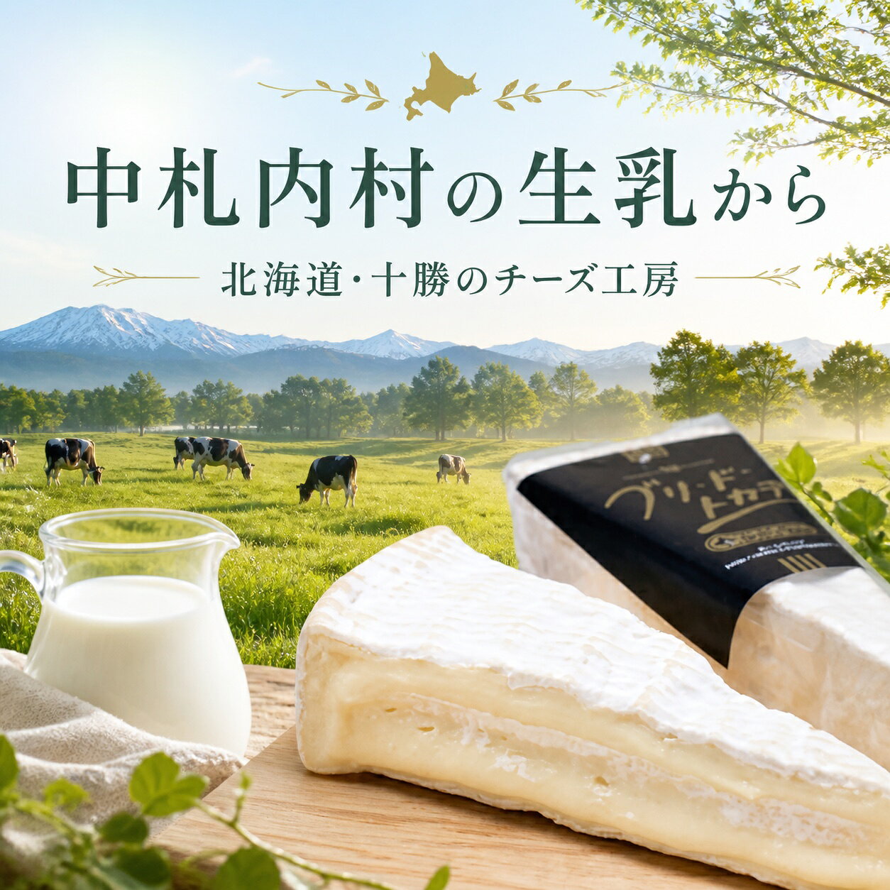 十勝ブレーン通販の北海道十勝 ブリ・ド・トカチ 120g×3個 十勝野フロマージュ ナチュラルチーズ 白カビチーズ 冷蔵 ギフト クール便｜アングル2