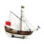 【送料無料!!】ウッディジョー　木製帆船模型　1/64　チャールズヨット
