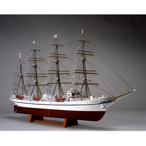 【送料無料!!】ウッディジョー　木製帆船模型　1/160　日本丸　帆なし