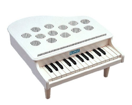 KAWAI　トイピアノ　ミニピアノ　P25　ピンキッシュホワイト　1108-9　カワイ　河合楽器製作所　日本製 国産
