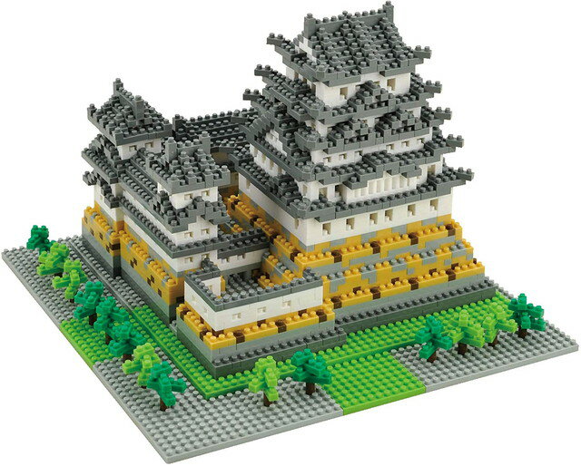 ナノブロック　リアルホビーシリーズ　姫路城　NB-006　nanoblock　カワダのサムネイル