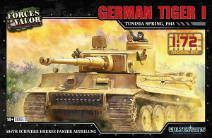 5月再入荷予定 ウォルターソンズ 1/72 WW.II ドイツ軍 ティーガーI初期型 第504重戦車大隊 1943年 春 チュニジア プラモデル WS55001R