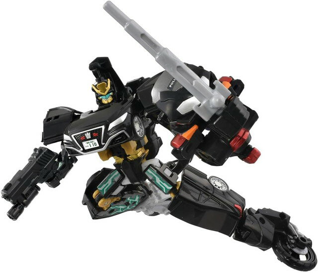 トミカ ジョブレイバー TJBDX ユナイトポリスブレイバーZERO 覆面パトロールカー＆黒バイ 合体セットのサムネイル