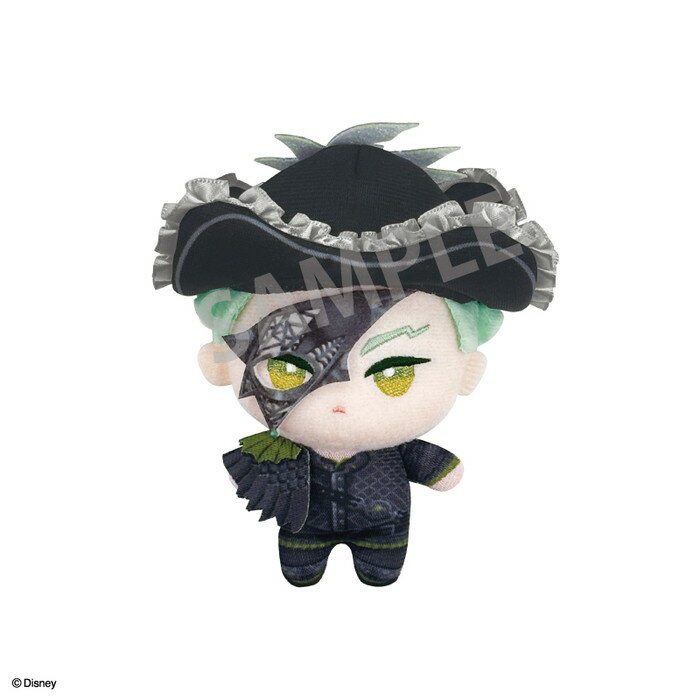 2026年5月発売予定 『ディズニー ツイステッドワンダーランド』 ちまっこぬい セベク・ジグボルト／マスカレードドレス Ver. ぬいぐるみマスコット 高さ約11cm