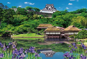7月発売予定 ジグソーパズル 300ピース 菖蒲香る玄宮園 26×38cm 300-155
