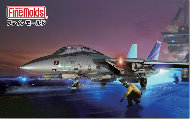 2026年3月発売予定　ファインモールド 1/72 ジェット機シリーズ アメリカ F-14A トムキャット “ボムキャット” プラモデル FX09