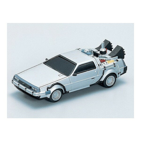 Rakuten - 7月再入荷予定 アオシマ 1/43 ムービーメカ No.12 バック・トゥ・ザ・フューチャー プルバック デロリアン パート2 プラモデル