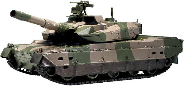 完成品ラジコン 電動R/C BB弾バトルタンク ウェザリング仕様 陸上自衛隊10式戦車 2.4GHzリニューアル版 TW006