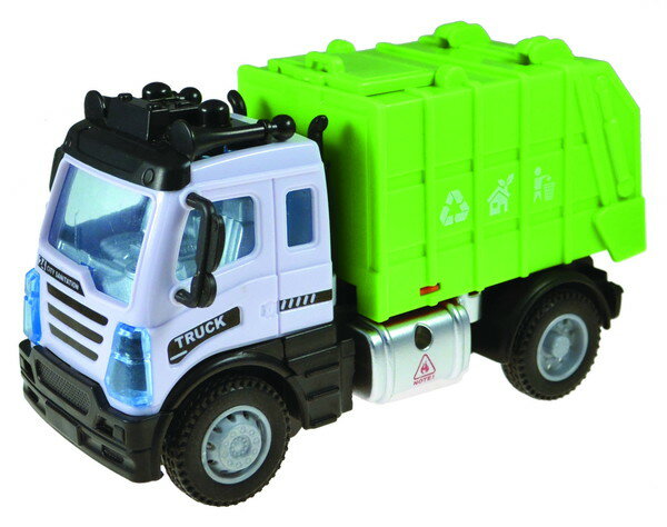 完成品ラジコン　1/64　はたらく車両ミニ　No.06　ゴミ収集車　RCカー　40MHzのサムネイル