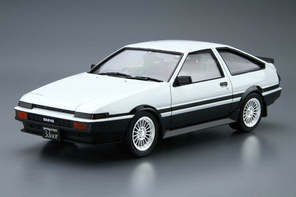 アオシマ1／24 ザ・モデルカー No.5 トヨタ AE86 スプリンタートレノGT-APEX ’85 H-