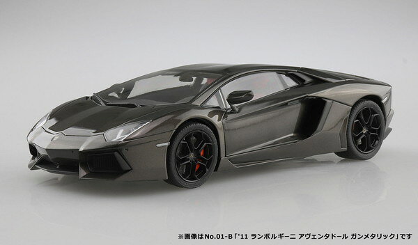 Rakuten - プラモデル　1/24　プリペイントモデル　01-C　'11 ランボルギーニ アヴェンタドール グリーン