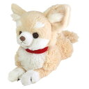 ひざわんこ チワワ クリーム ぬいぐるみ 犬 動物 アニマル 全長37cm