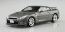 プラモデル 1/24 プリペイントモデル 02-B ニッサン R35 GT-R 039 14 ダークメタルグレー