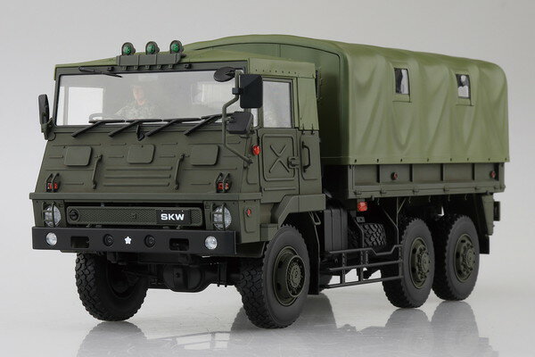 アオシマ プラモデル 1 35 ミリタリーモデルキット No.02 73式大型トラック SKW-464 