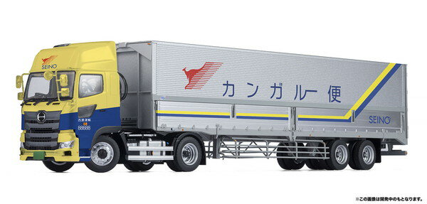 5月再入荷予定 【送料無料】 プラッツ×ケンクラフト 1/50 日野プロフィア SH 4×2 トラクタ 日本トレクス セミトレーラセット 西濃運輸 現行モデル 完成品 NPRFST-SN