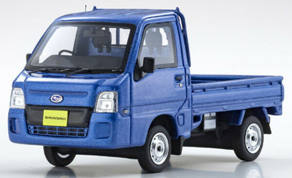 京商オリジナル 1/43 スバル サンバー トラック (ブルー) 完成品ミニカー KSR43107BL