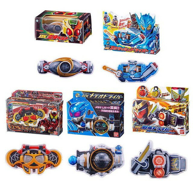 【定形外郵便送料無料】　【全5種セット】仮面ライダーシリーズ　変身ベルトピンズコレクション05　ガシャポン