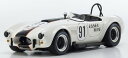 【★カタログ】 京商オリジナル 1/18 シェルビー コブラ 427 S/C ESSEX WIRE #91 (ホワイト/ダークブルー) 完成品ダイキャストミニカ...