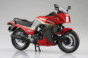 スカイネット 1/12 完成品バイク KAWASAKI GPz900R 赤/灰