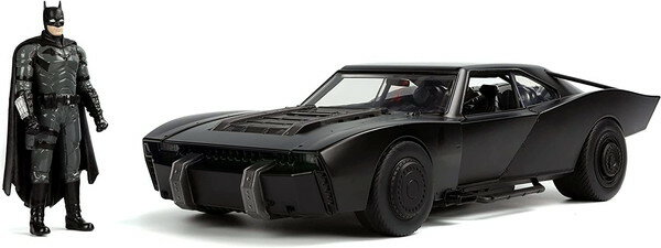 JADA TOYS 1/18 バットモービル バットマンフィギュア付き ザ バットマン 2022 完成品ダイキャストミニカー JADA32504