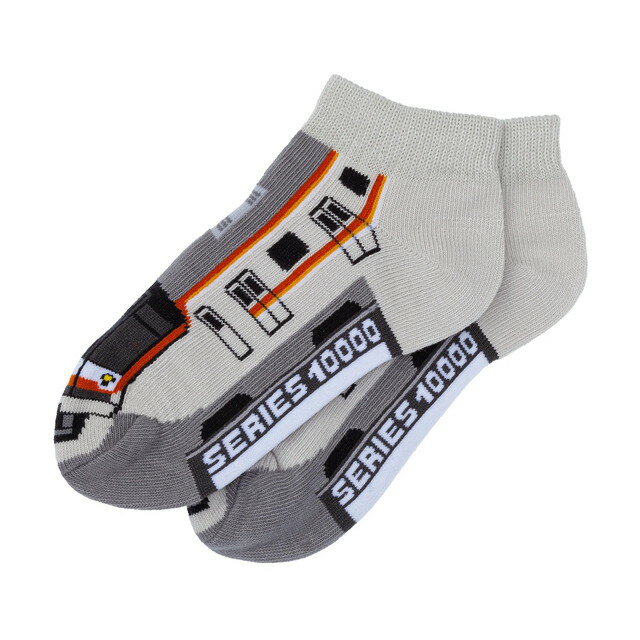 電車靴下 キッズ 東京メトロ10000系副都心線　(15cm〜20cm)のサムネイル