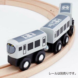 moku TRAIN　西武鉄道001系 Laview　3両セット　木製玩具 木製おもちゃ 木製レール