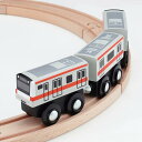 moku TRAIN E233系 中央線 3両セット 木製玩具 木製おもちゃ 木製レール(3)