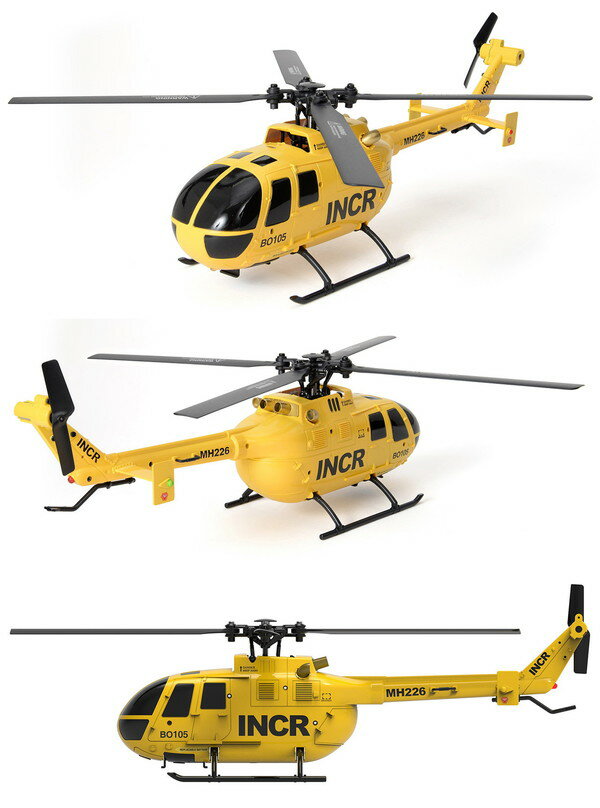 ジーフォース Bo105 INCR RTFセット 1/48スケール 2.4GHz 電動R/C ラジコン ヘリコプター GB300