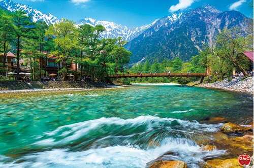 ジグソーパズル 1000ピース 清流と穂高連峰-長野- 75×50cm 1000-884のサムネイル