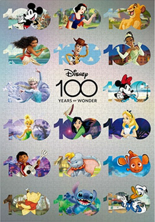 ジグソーパズル 1000ピース Disney100:Anniversary Design 51x73.5cm D1000-010