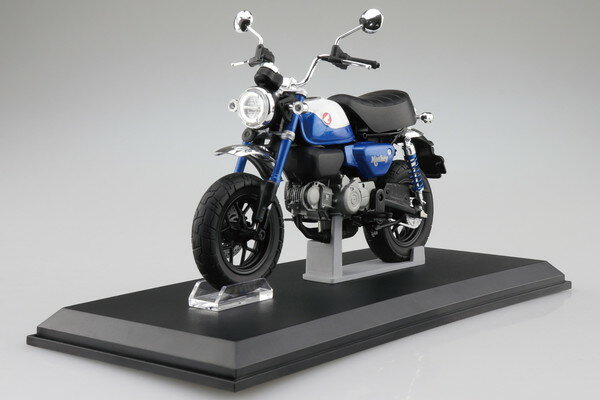 スカイネット 1/12 完成品バイク Honda Monkey125 '22 パールグリッターリングブルーのサムネイル