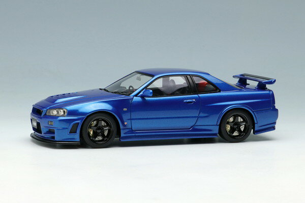 EIDOLON 1/43 ニスモ R34 GT-R Z-tune 2004 ベイサイドブルー 完成品ミニカー EM396B