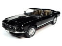 American Muscle 1/18 1969 フォード マスタング GT 2+2 レイブンブラック 完成品ダイキャストミニカー AMM1292