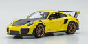 Maisto 1/24 ポルシェ 911 GT2 RS 2018 イエロー/ブラック 完成品ダイキャストミニカー MS31523Y1