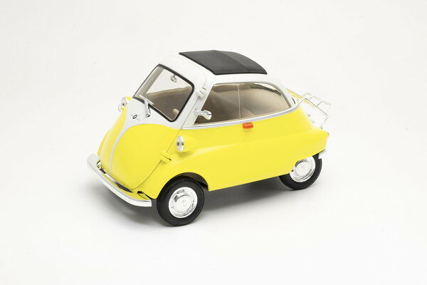 乐天商城 - WELLY 1/18 BMW イセッタ イエロー 完成品ダイキャストミニカー WE24096Y
