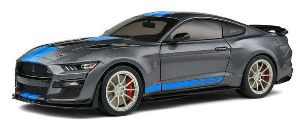 SOLIDO 1/18 フォード シェルビー GT500 KR 2022(シルバー/ブルーストライプ) 完成品ダイキャストミニカー S1805908