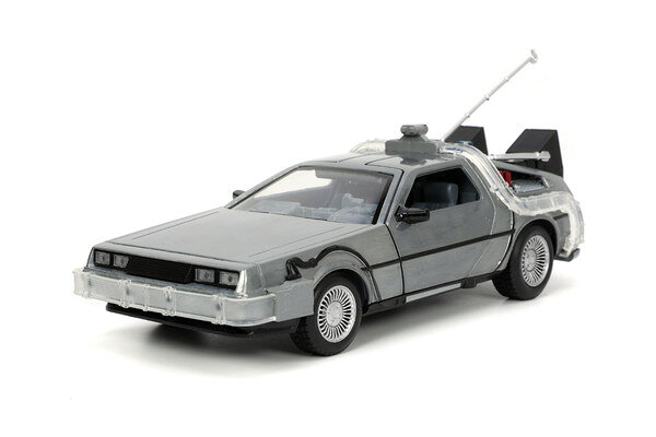 乐天商城 - JADA TOYS 1/24 デロリアン DMC-12 バック・トゥ・ザ・フューチャー パートI タイムマシーン 点灯ギミック付 完成品ダイキャストミニカー JADA32911