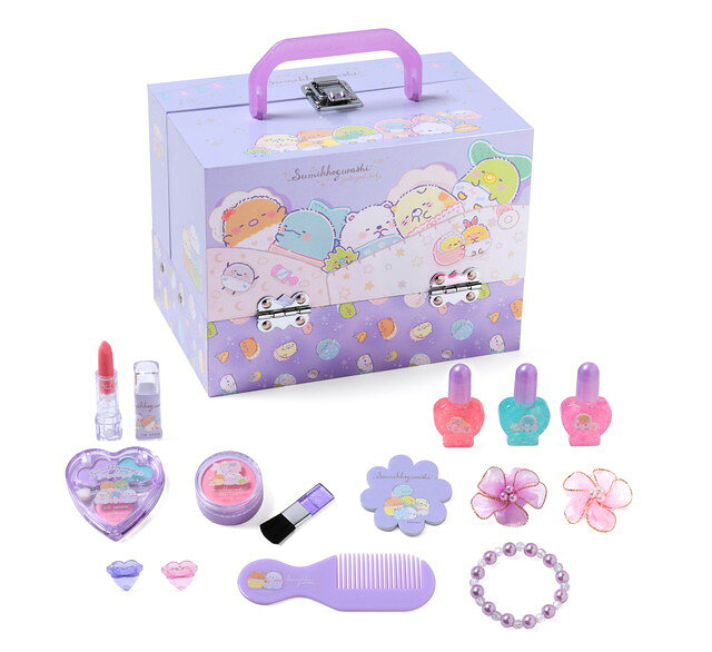 すみっコぐらし　バニティメイクボックス　パープル 230702　(2023ver)のサムネイル